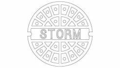 Buy 🛒 EJ 23-3/4 in. x 1 in. Gray Iron Storm Lid 👏