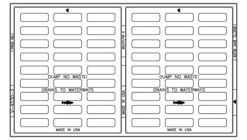 Flash Sale ๐ EJ 48 x 45 in. Frame and Grate ๐
