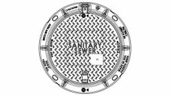 Best Pirce 😀 EJ 24 in. Manhole Ring and Cover 💯