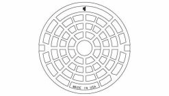 New 🛒 EJ 24 in. Manhole Cover 🔔