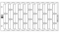 Discount 🧨 EJ 35-1/2 x 17-3/4 in. Checker Vane Grate 😉