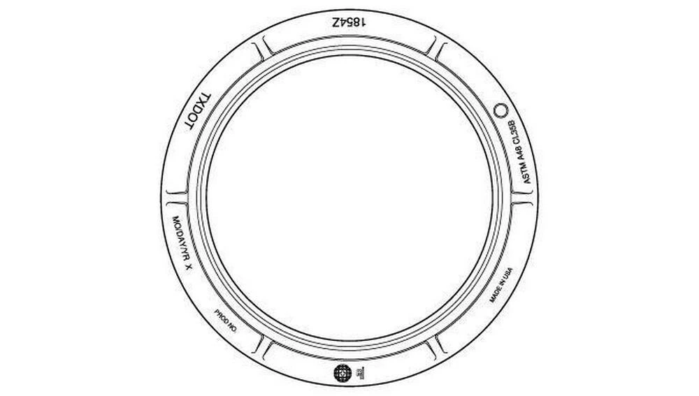 New ✔️ EJ 32 in. Grey Iron Reversible Ring 😀