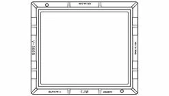 Best reviews of 🧨 EJ 44-1/4 x 38-1/4 x 5 in. Undipped Reversible Frame 👍