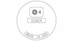 Coupon 😉 EJ Classic Series 8-7/8 in. Grey Iron and Cast Iron Clean-Out Sewer Ring and Cover - Biloxi Specs 🌟