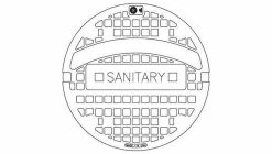 Coupon 😀 EJ 23-3/4 in. Gray Iron Sanitary Cover 😍