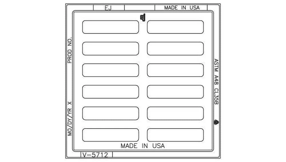 Coupon โค๏ธ EJ 24 x 24 in. Frame and Grate โ
