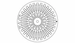 New 😍 EJ 26 x 6 in. Beehive Grate 🔔