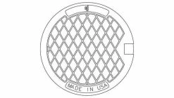 Outlet 👏 EJ 13-1/4 in. Frame and Cover 👏