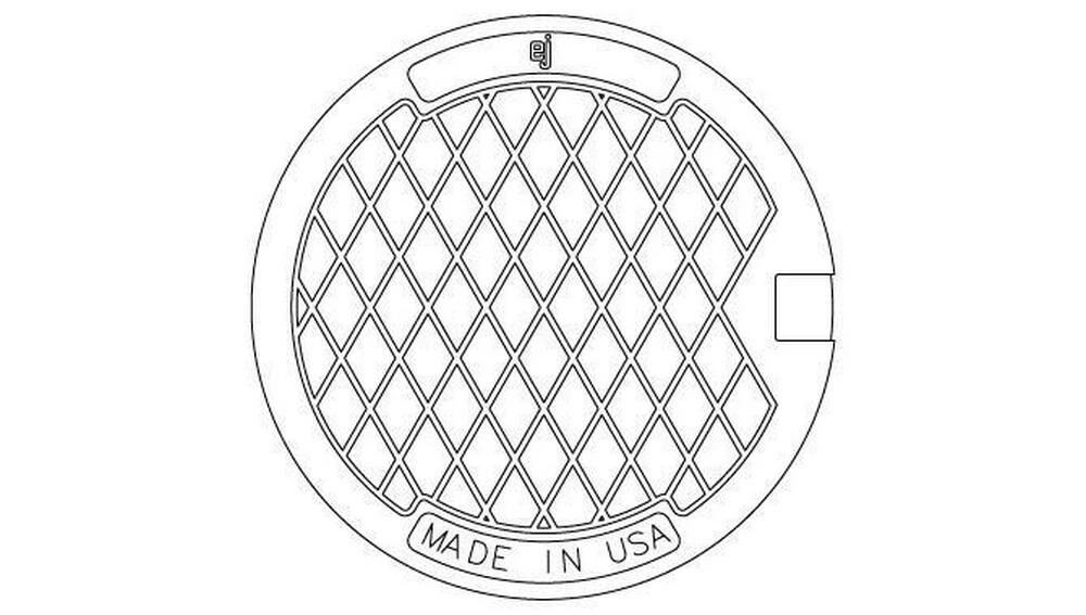 Outlet ๐ EJ 13-1/4 in. Frame and Cover ๐