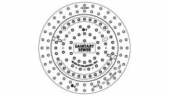 Cheap 😍 EJ Cast Iron Sanitary Sewer Frame and Cover 🌟