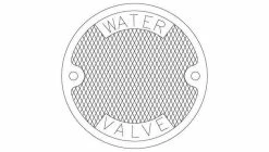 Promo 🌟 EJ 18 in. Cast Iron Water Valve Cover 🎁