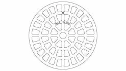 Hot Sale 👏 EJ 22 in. Medium Radial Grate 🛒