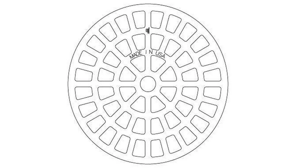 Hot Sale π EJ 22 in. Medium Radial Grate π
