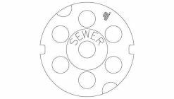 Outlet ⭐ EJ Classic Series 13-1/4 in. Grey Iron and Solid Ductile Iron Clean-Out Cover 👍