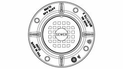 Coupon 🤩 EJ 3671 Series 9 x 6 in. Grey Iron Sewer Frame with Cover 🥰