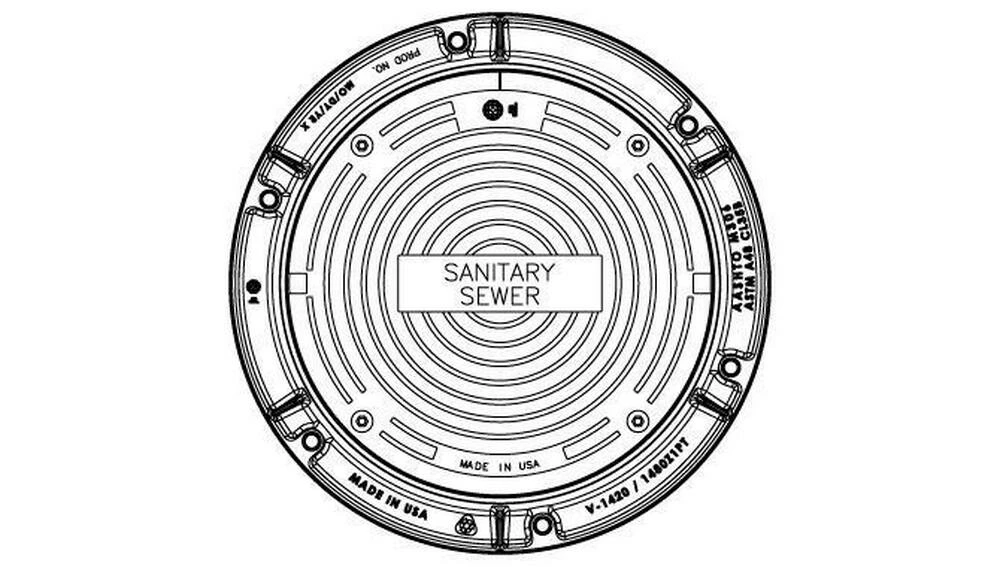 Deals 🥰 EJ 32 in. Sanitary Ring and Cover for Sewer 💯