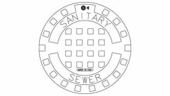 Best Sale 😀 EJ 22-3/4 in. Gray Iron Sanitary Solvent Weld Cover 🎁