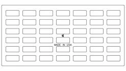 Hot Sale 🎁 EJ 35-3/4 x 18 x 1-22/25 in. Undipped Flat Grate 🤩