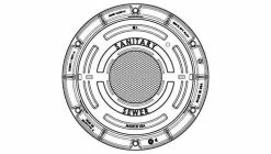 New 🎁 EJ Ductile Iron Stainless Steel Rheemed and Chamfer Manhole Frame And Covers 🔥